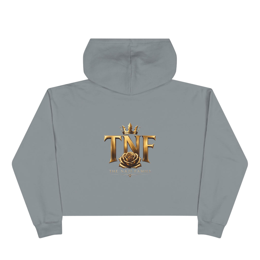 Cropped Hoodie — TNF Gold Crown & Rose Logo