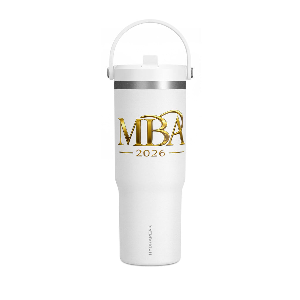 MBA 2026 Insulated 32oz Nomad Tumbler — Gold Crest Travel Mug