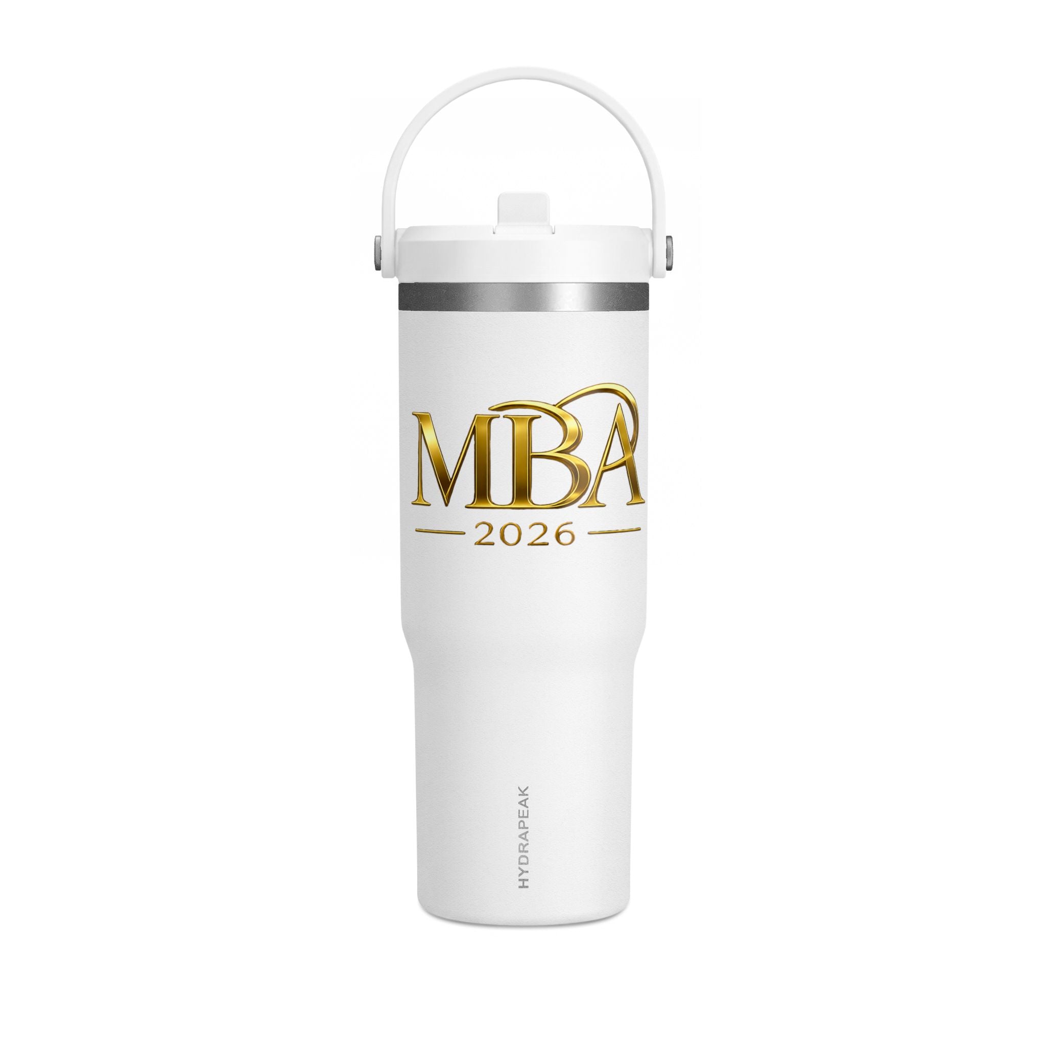 MBA 2026 Insulated 32oz Nomad Tumbler — Gold Crest Travel Mug