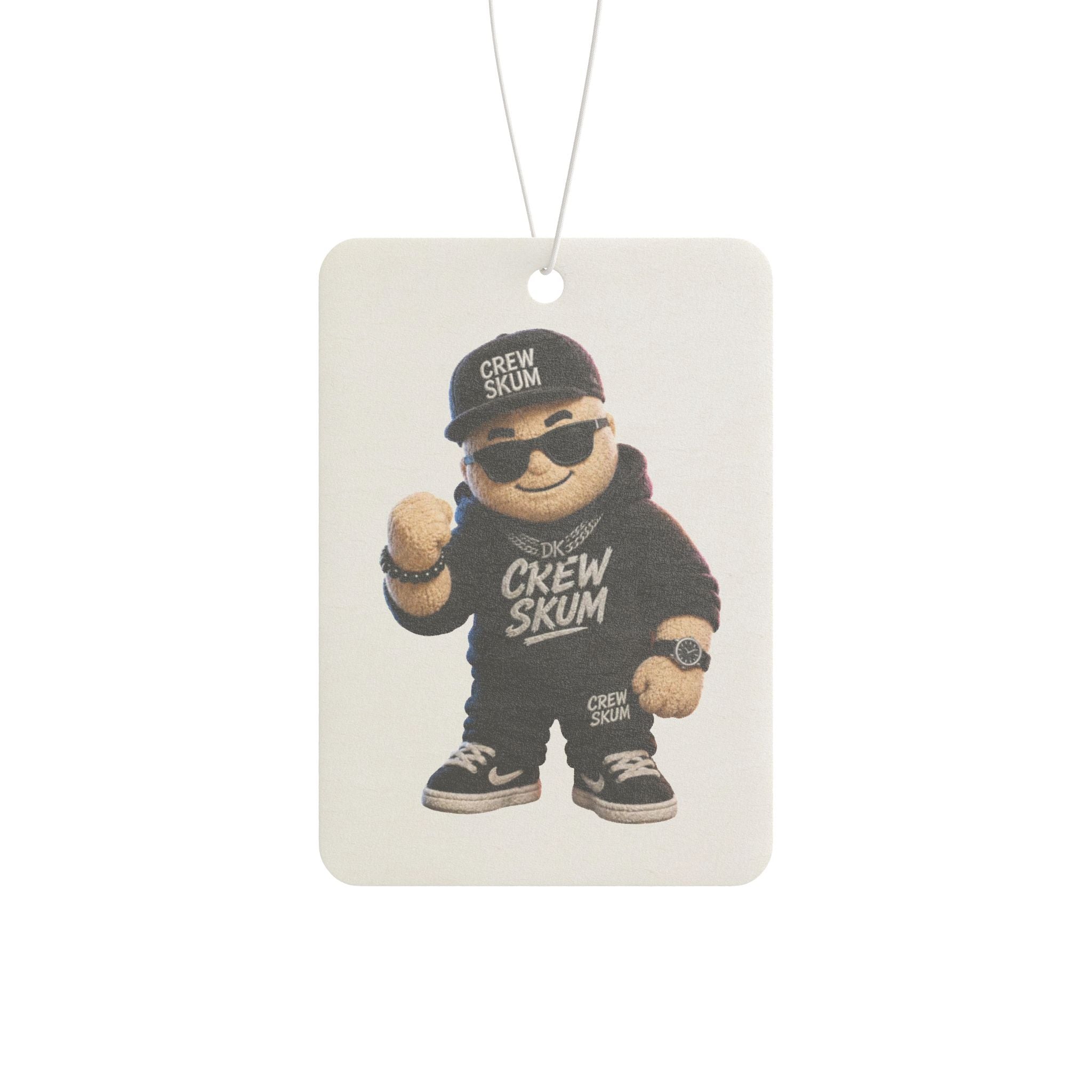 Car Air Freshener — 'Crew Skum' Street Style Character Scented Tag