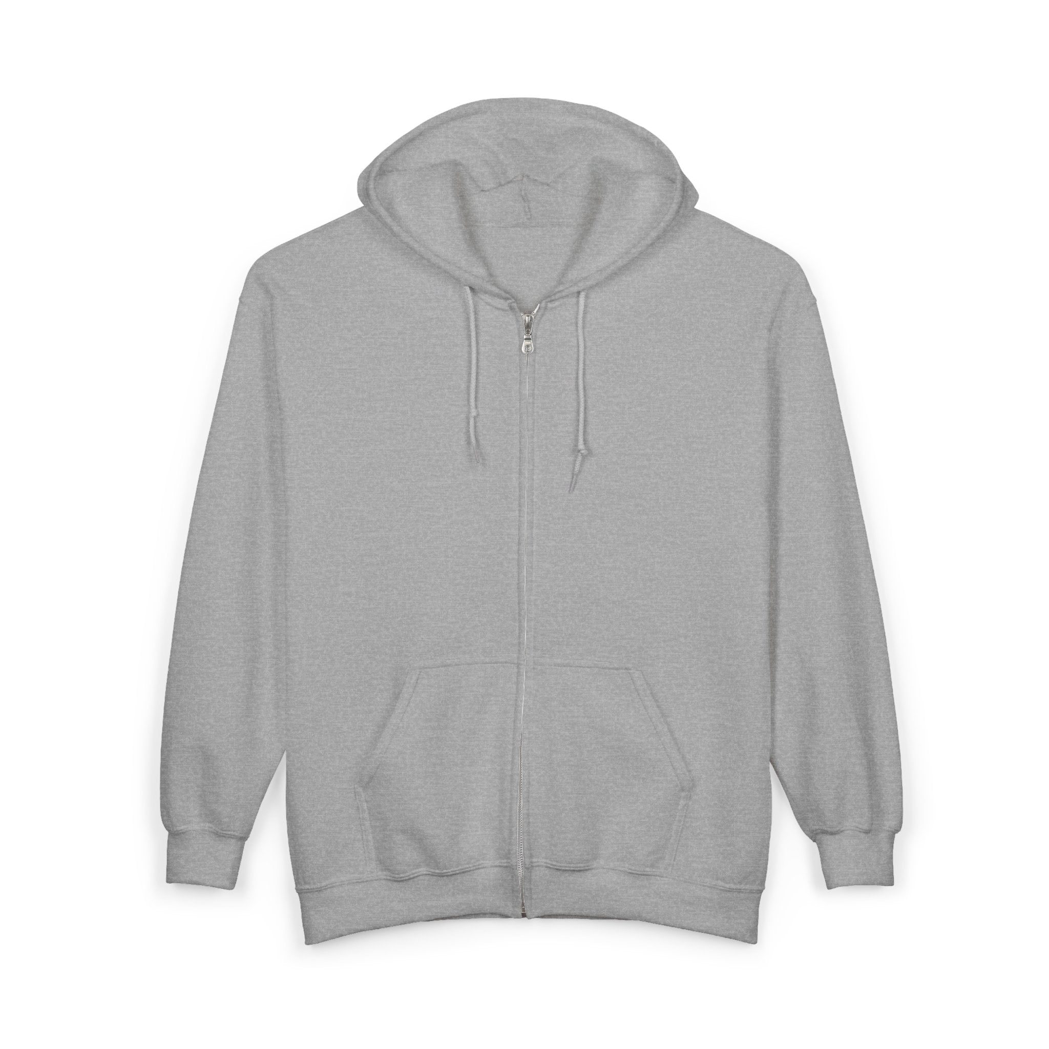 Bear Protector Zip Hoodie — 'Pas de Venin' Vintage Teddy Graphic