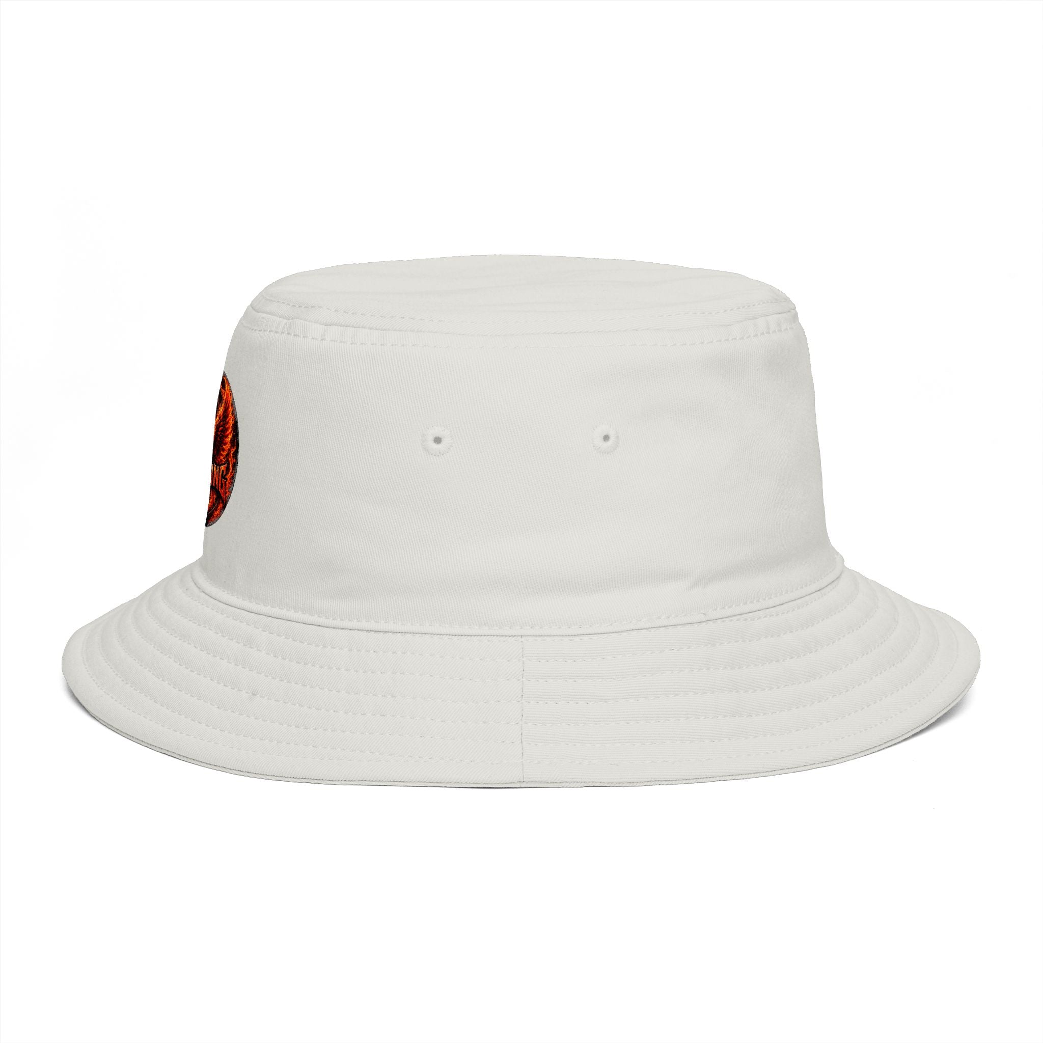 Next Level Creation Agency Brown Bucket Hat — Logo Embroidered Streetwear