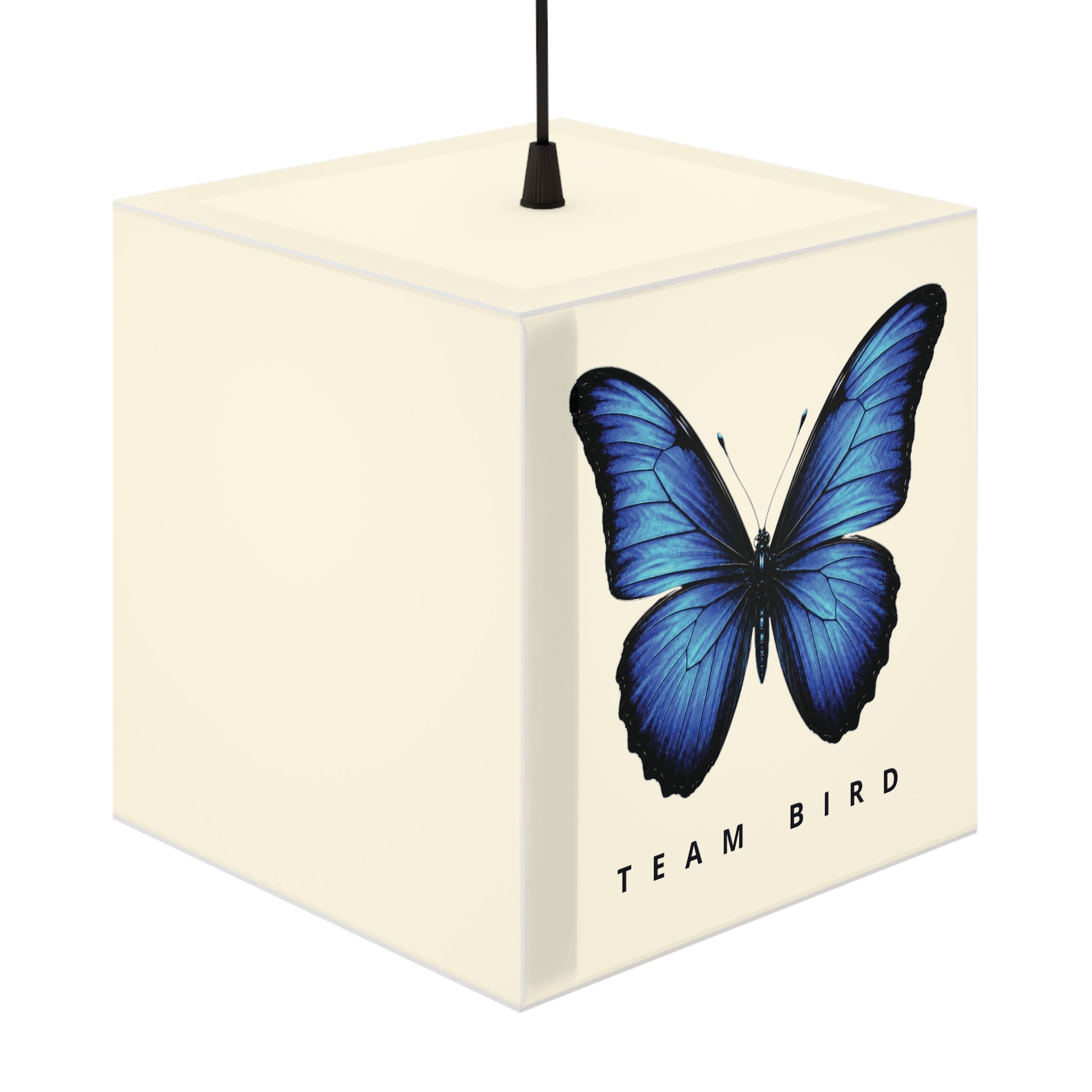 Butterfly Cube Lamp — Blue Butterfly Light Cube ("TEAM BIRD")