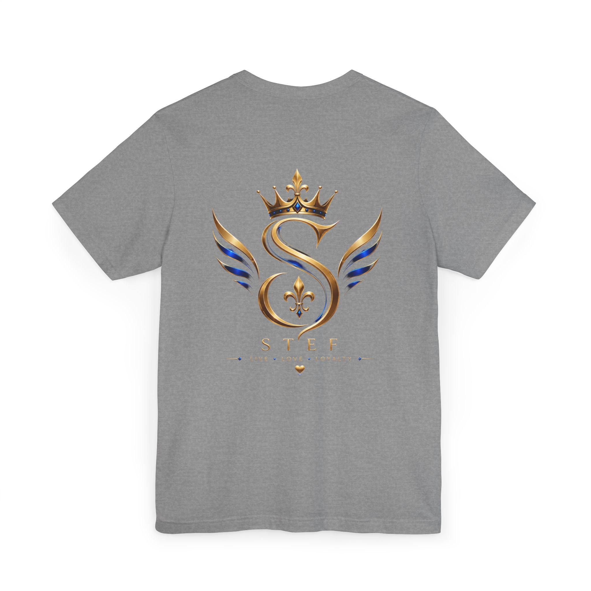 Royal S Crest T-Shirt — Gold Crown Monogram Tee