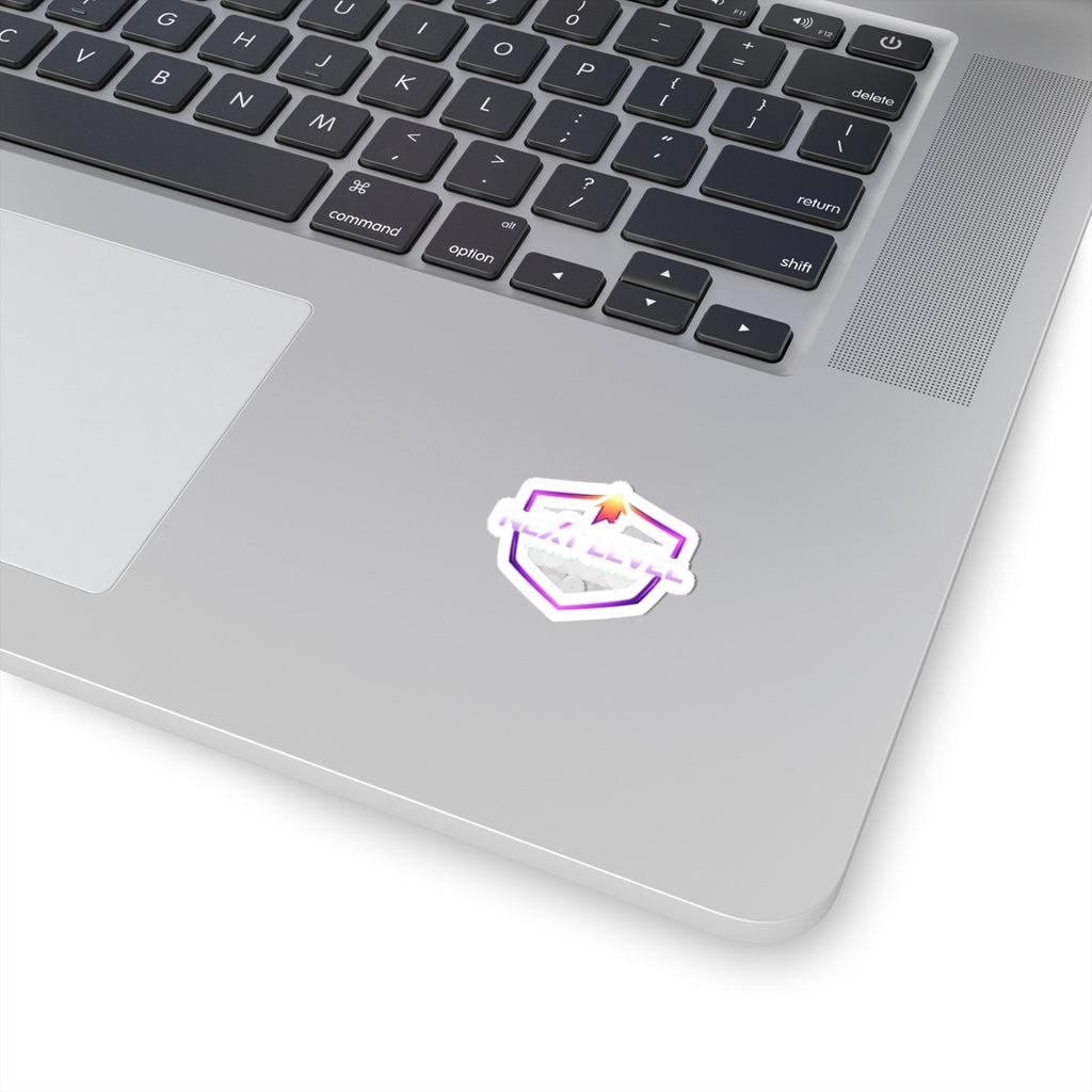 Vinyl Kiss-Cut Sticker — Neon Crest Logo Laptop Decal NLC