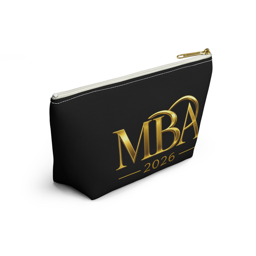MBA 2026 Gold Logo Accessory Pouch