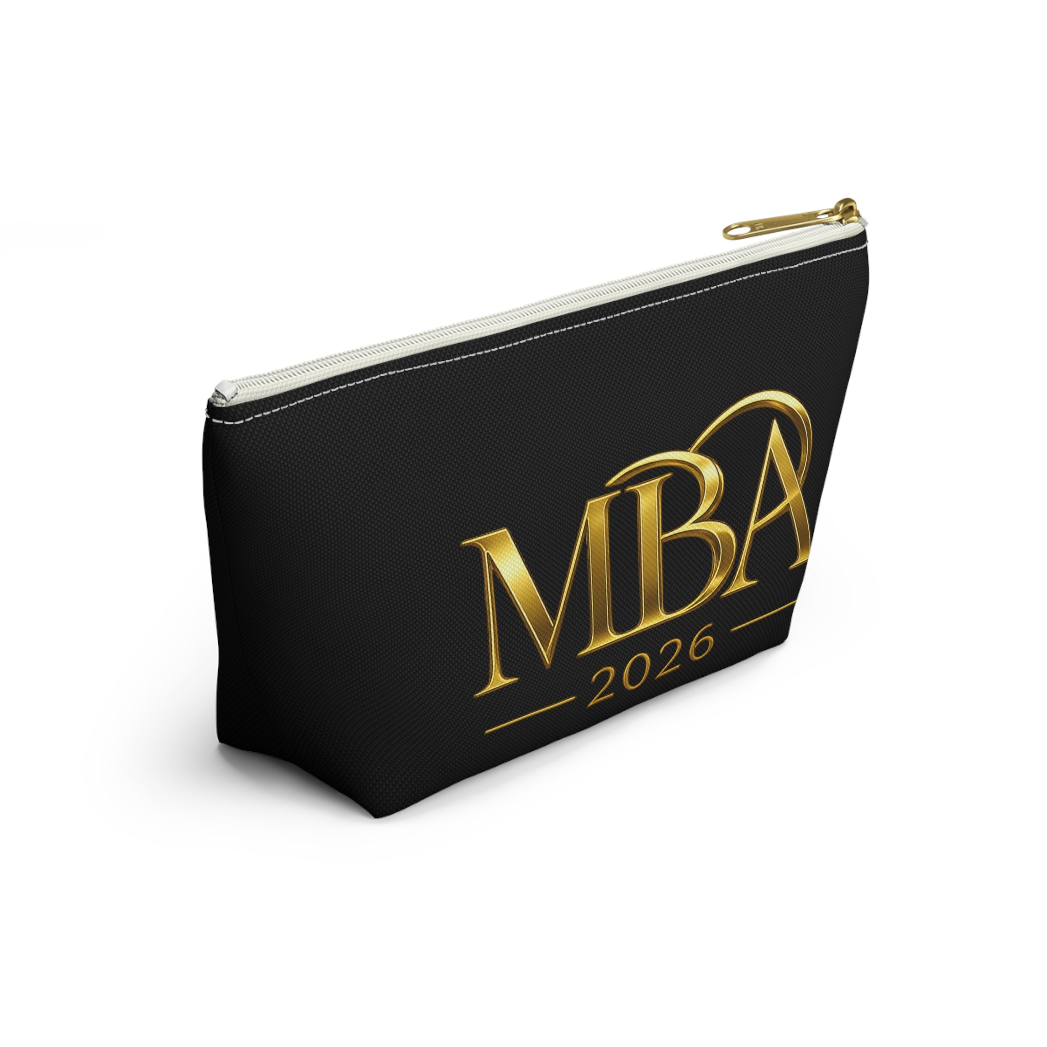 MBA 2026 Gold Logo Accessory Pouch