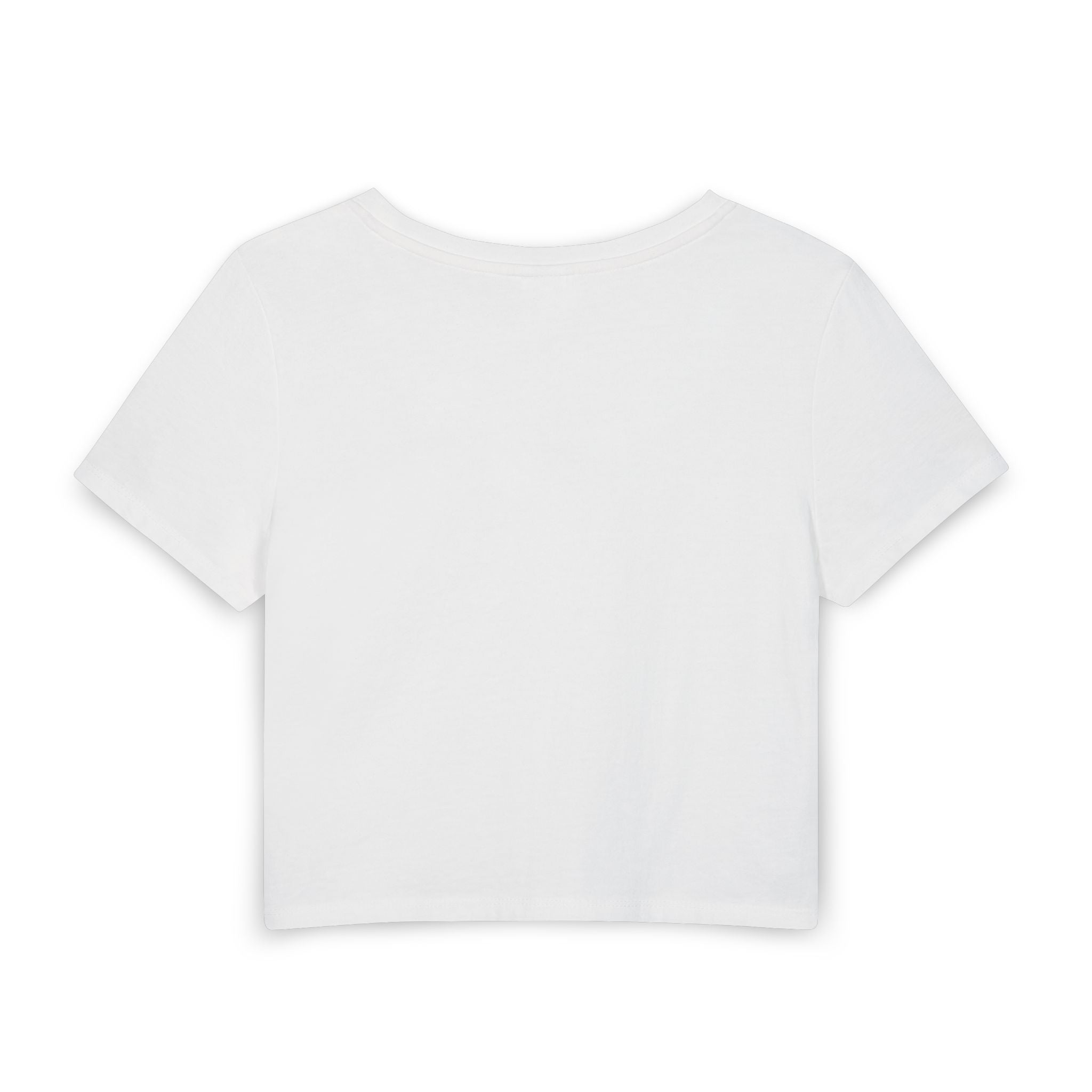 NLC Mini Tarot Vibes Baby Tee - Small Chest Cardistry Graphic Women's Crop Top