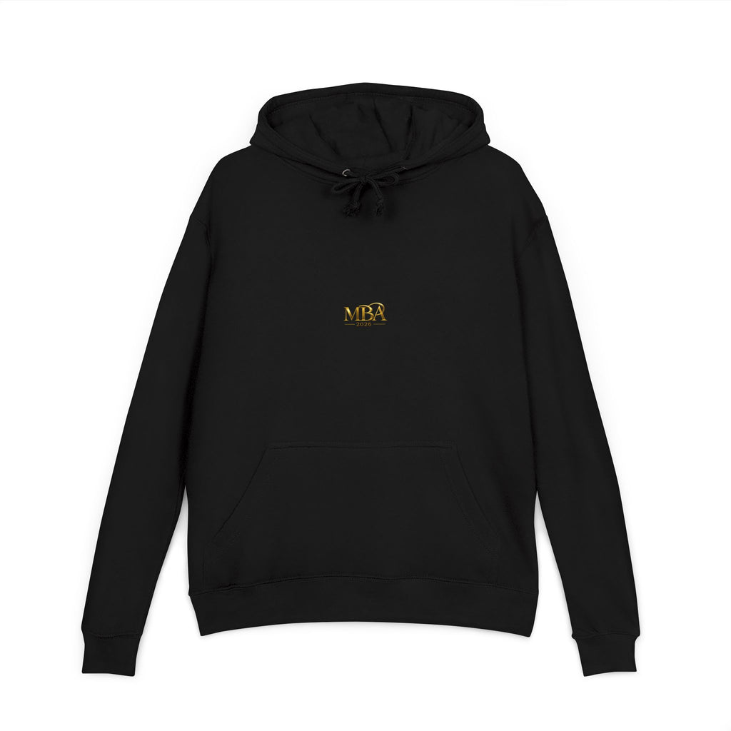 MBA 2026 Hoodie — Gold Crest Graduation Pullover