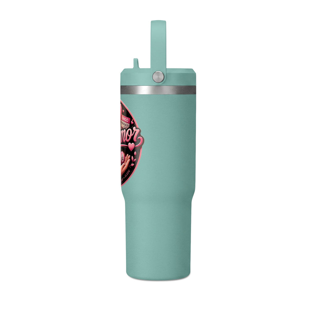 Nomad 32oz Tumbler — Pink Retro Tonemor Heart Logo Travel Mug