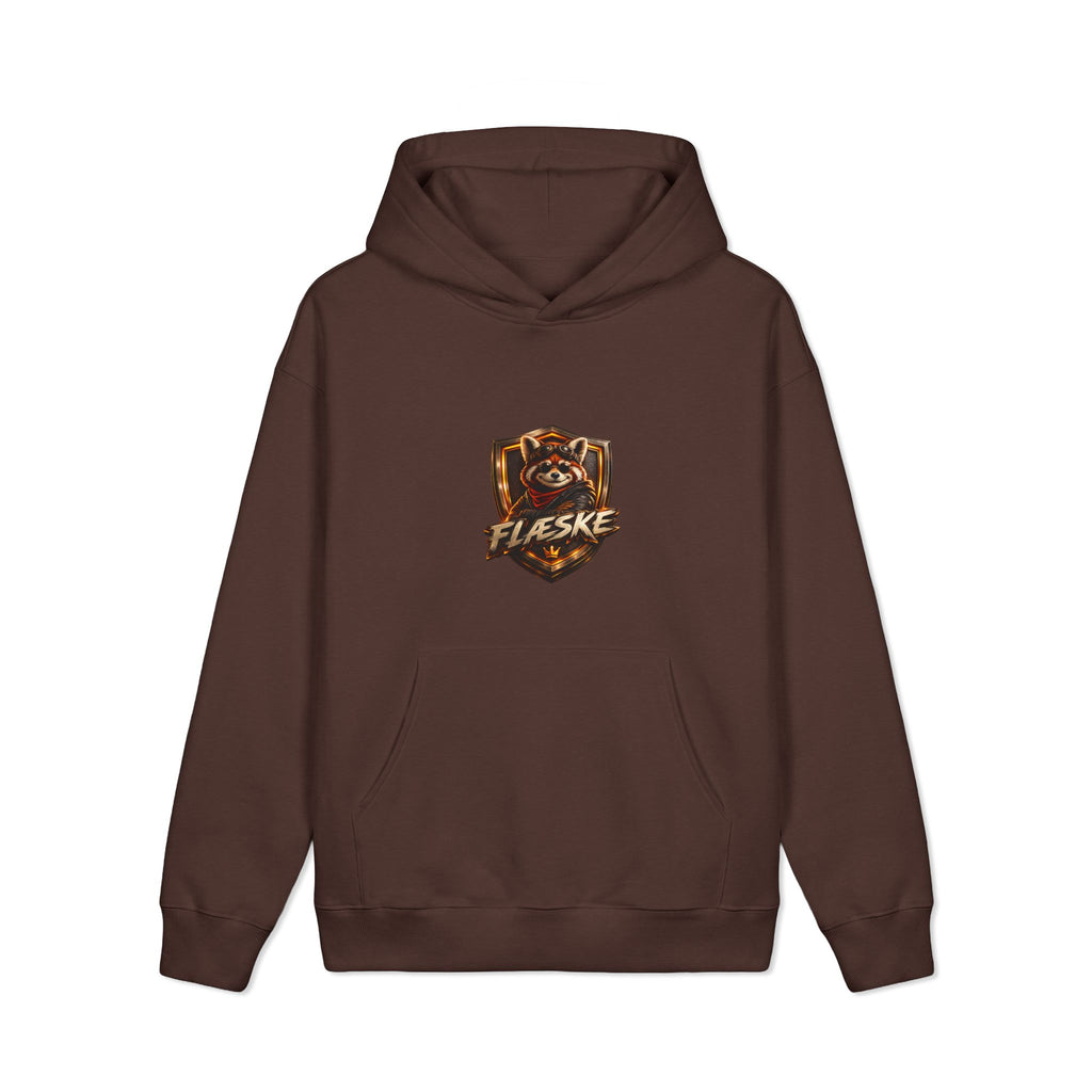 Hoodie — 'Flæske' Red Panda Crest Graphic Hoodie