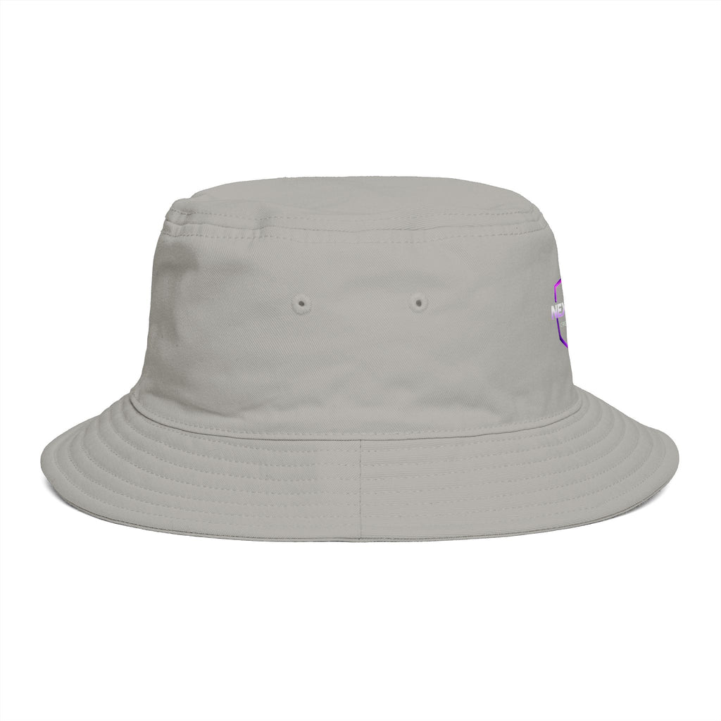 Next Level Creation Agency Brown Bucket Hat — Logo Embroidered Streetwear