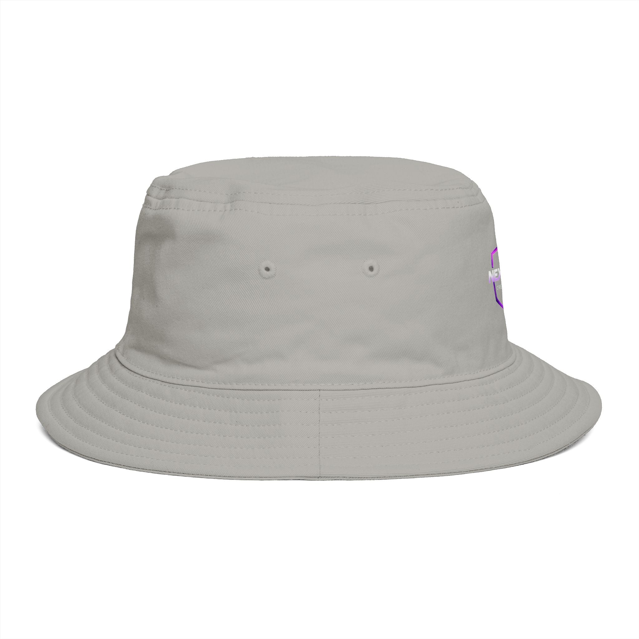 Next Level Creation Agency Brown Bucket Hat — Logo Embroidered Streetwear