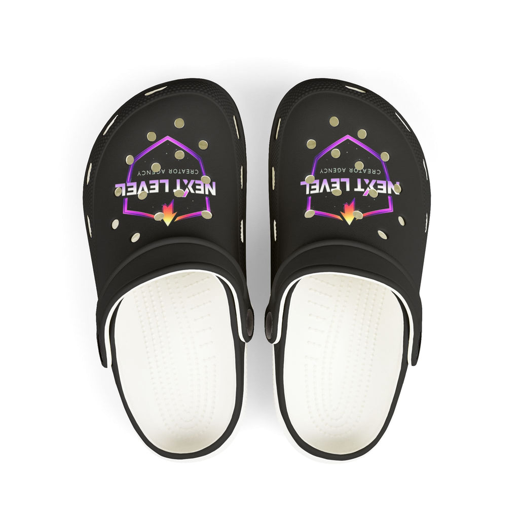Kid's 'Next Level' Neon Shield Foam Clogs — Lightweight Slip‑On Sandals