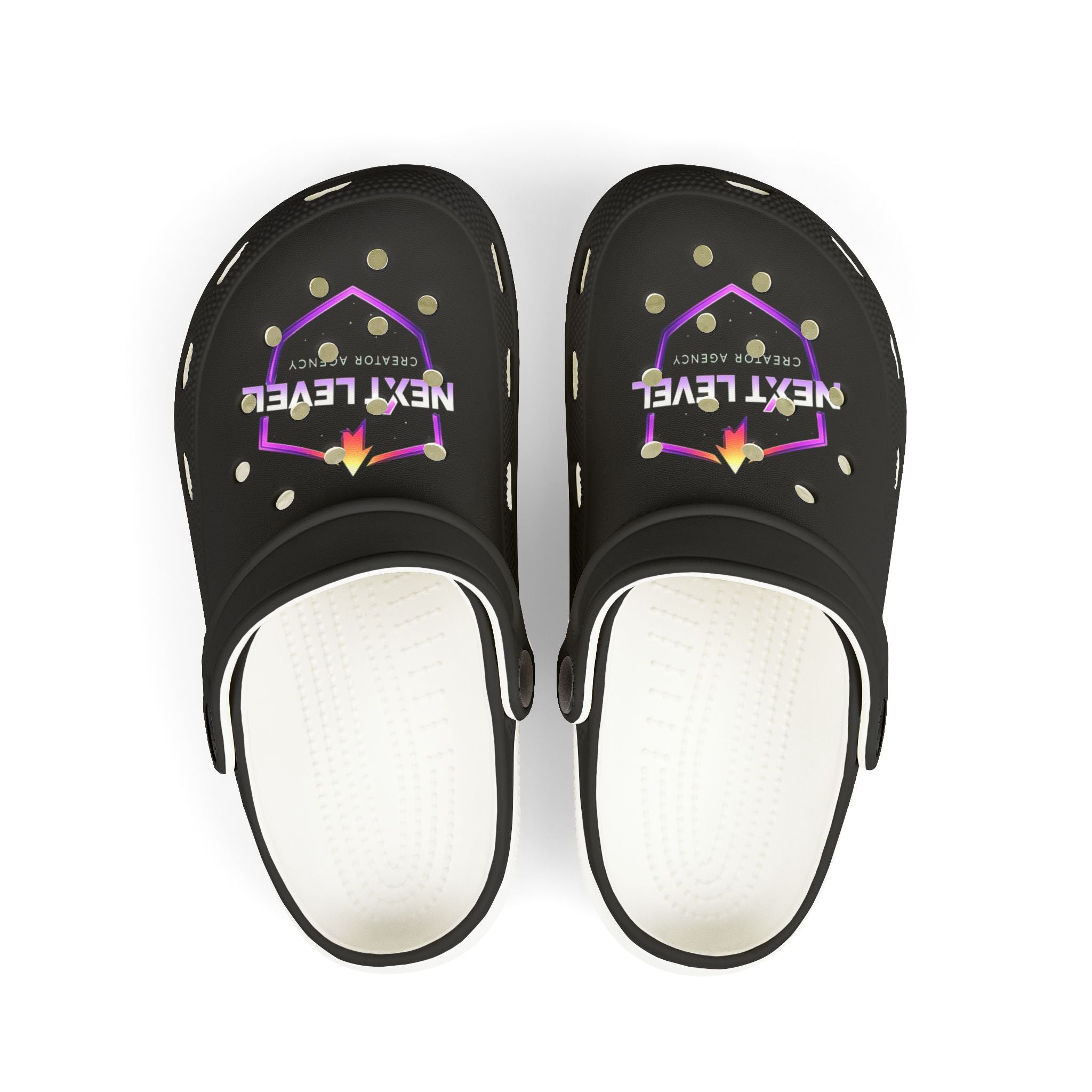 Kid's 'Next Level' Neon Shield Foam Clogs — Lightweight Slip‑On Sandals