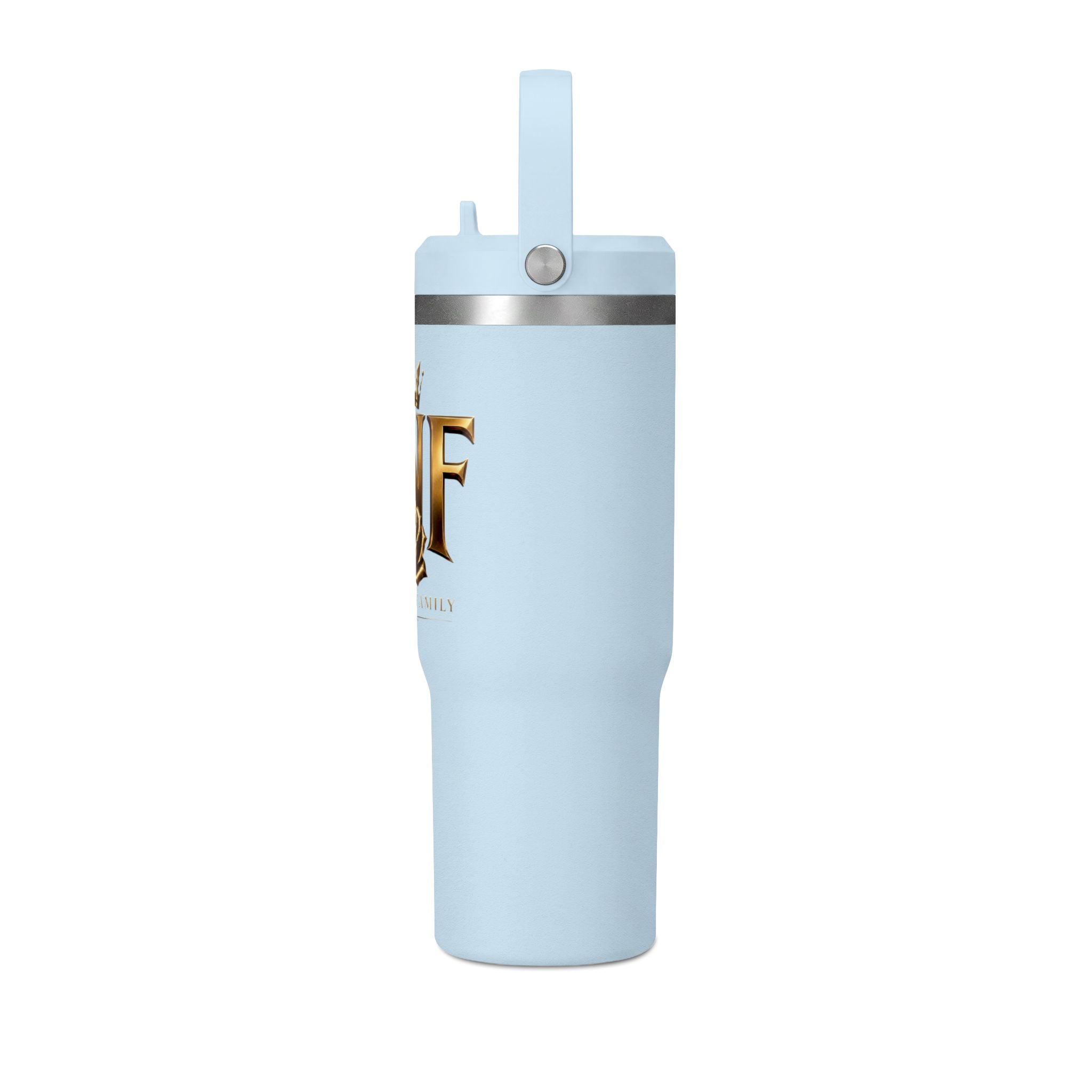 Nomad 32oz Tumbler — TNF 'The Naji Family' Gold Crown & Rose Insulated Travel Cup