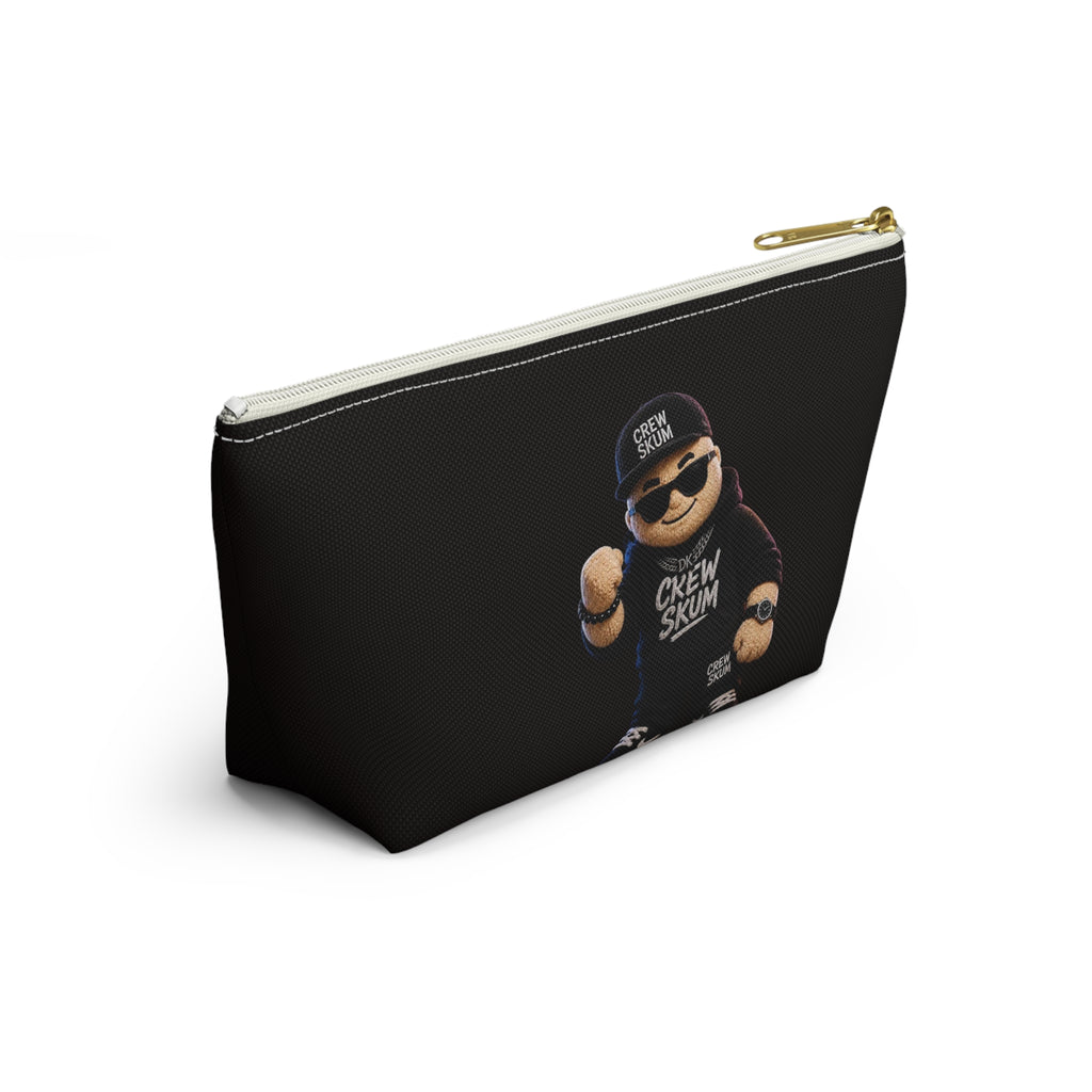 Crew Skum Cartoon Character Accessory Pouch — T‑Bottom Cosmetic Bag