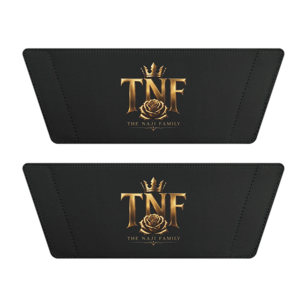 Slide Sandals — Black Gold Logo Removable-Strap Slides