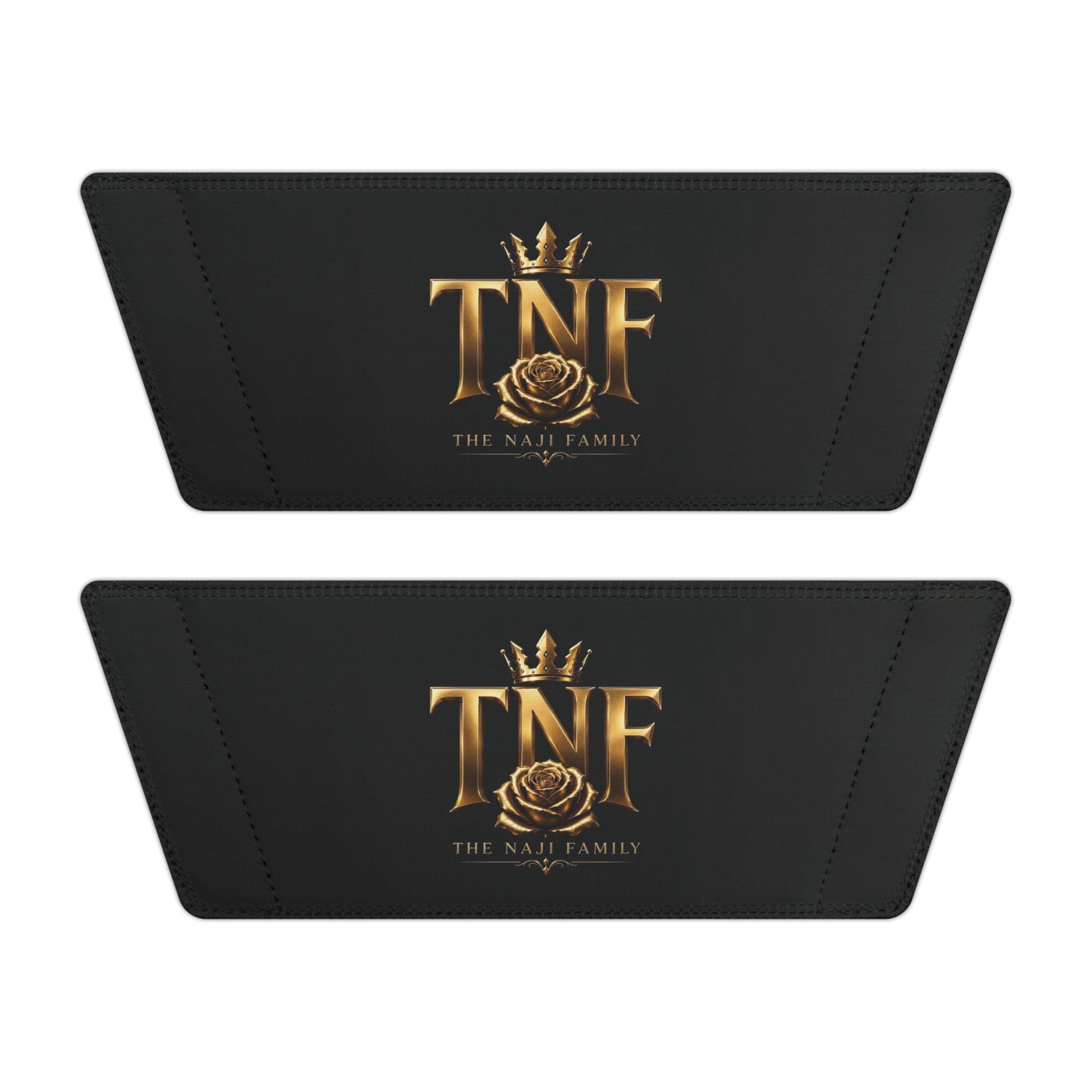 Slide Sandals — Black Gold Logo Removable-Strap Slides