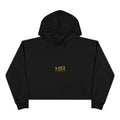 MBA 2026 Cropped Hoodie — Gold Logo Fashion Crop Hoodie