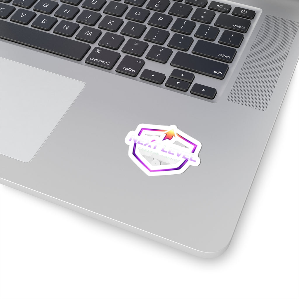 Vinyl Kiss-Cut Sticker — Neon Crest Logo Laptop Decal NLC