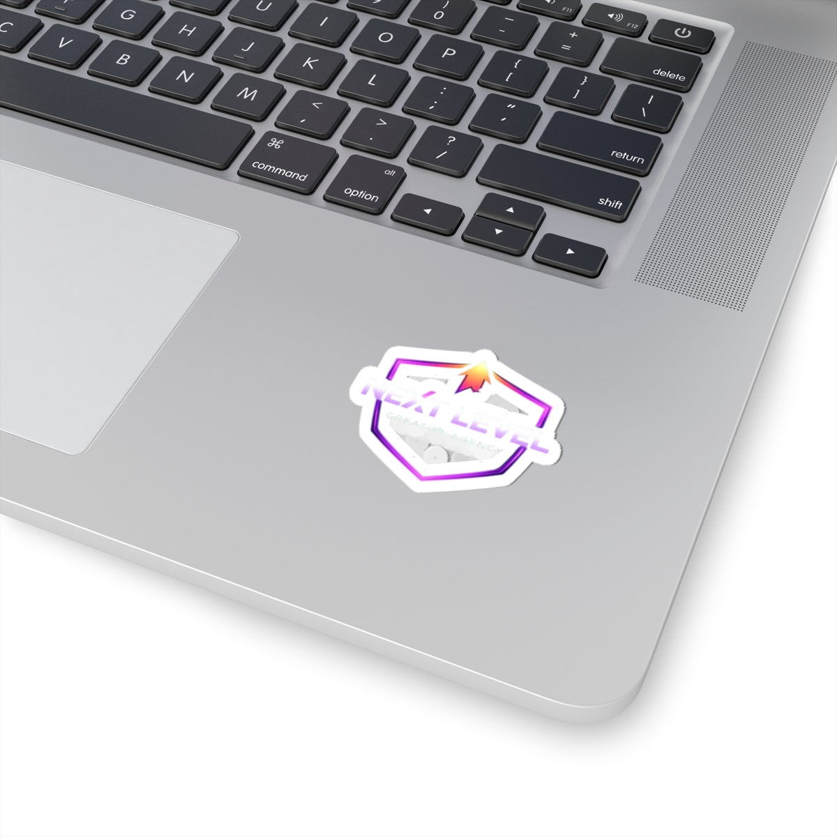 Vinyl Kiss-Cut Sticker — Neon Crest Logo Laptop Decal NLC