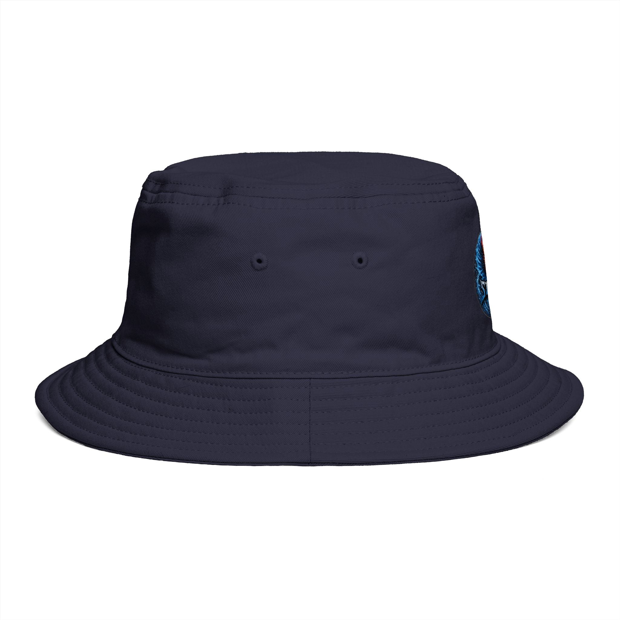 Next Level Creation Agency Brown Bucket Hat — Logo Embroidered Streetwear
