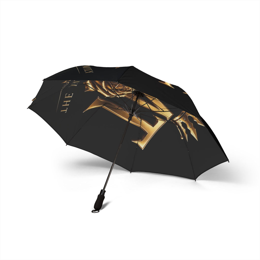 Gold Rose 'ONE' Foldable Umbrella — Elegant Compact Rain Protection