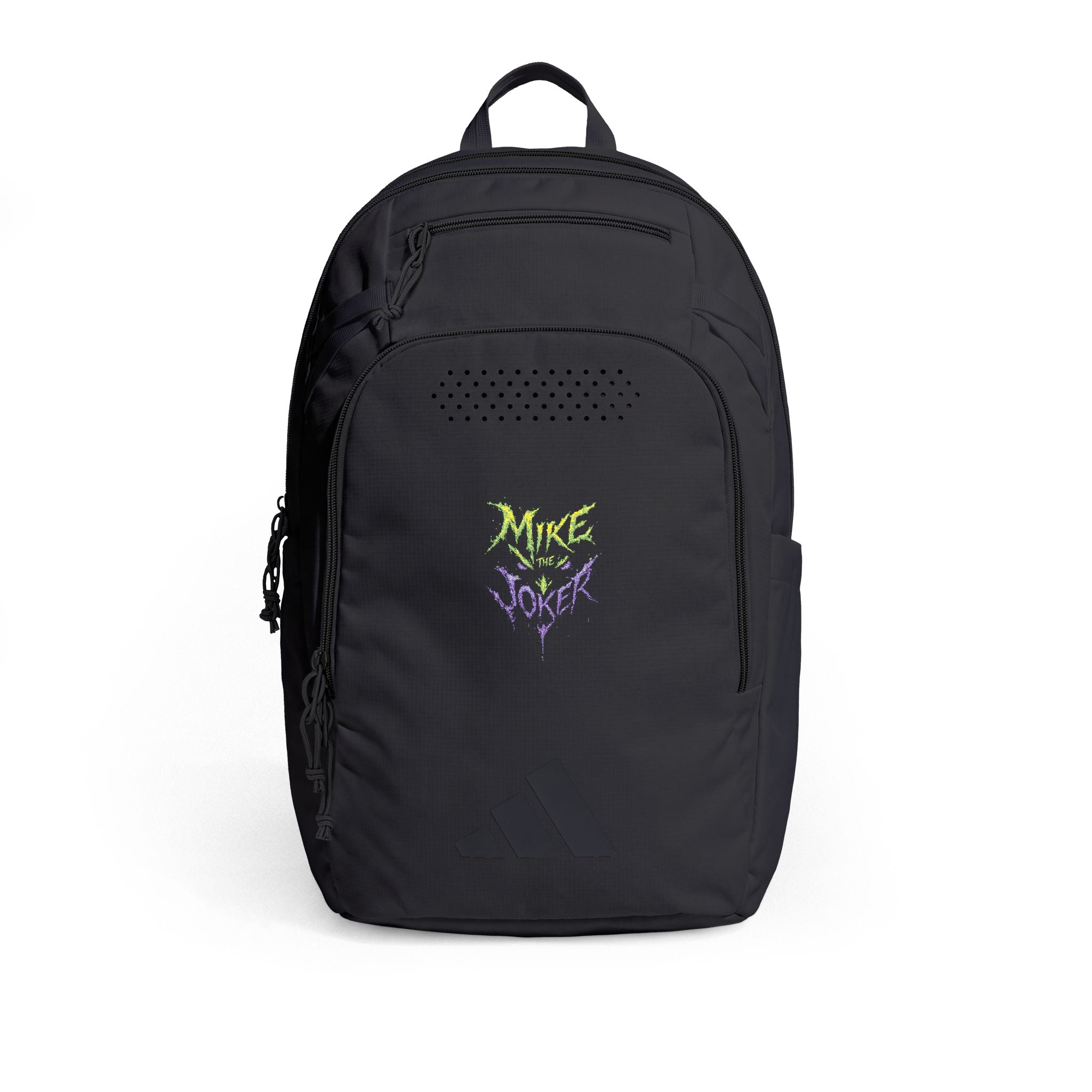 Adidas Defender 5 Embroidered Backpack — Neon Graphic Daypack
