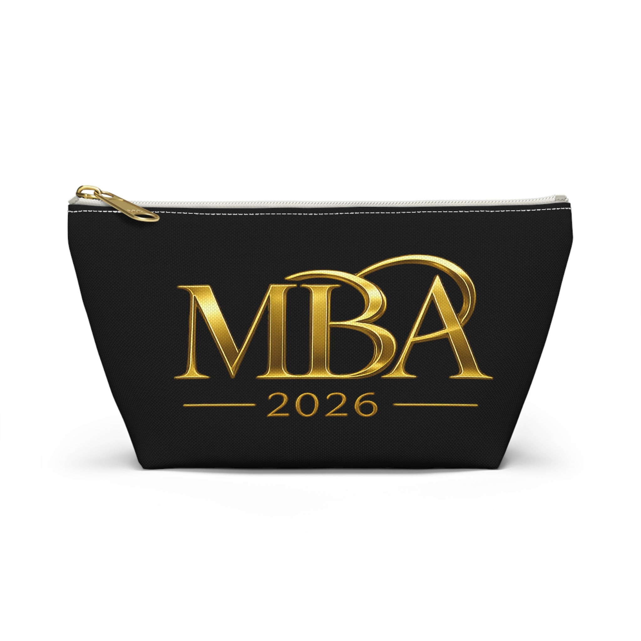 MBA 2026 Gold Logo Accessory Pouch