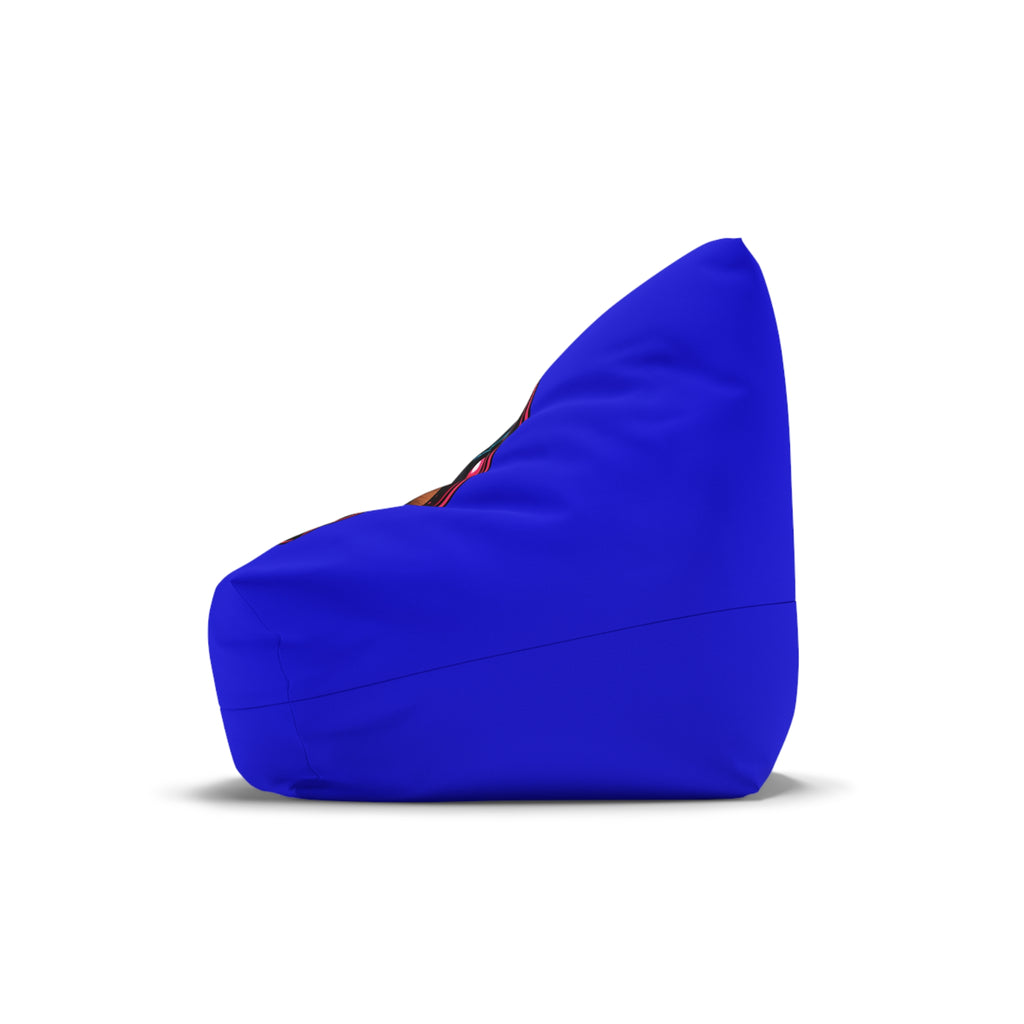 Bean Bag Cover — Blue Gamer Bear Logo Comfort Chair Cover