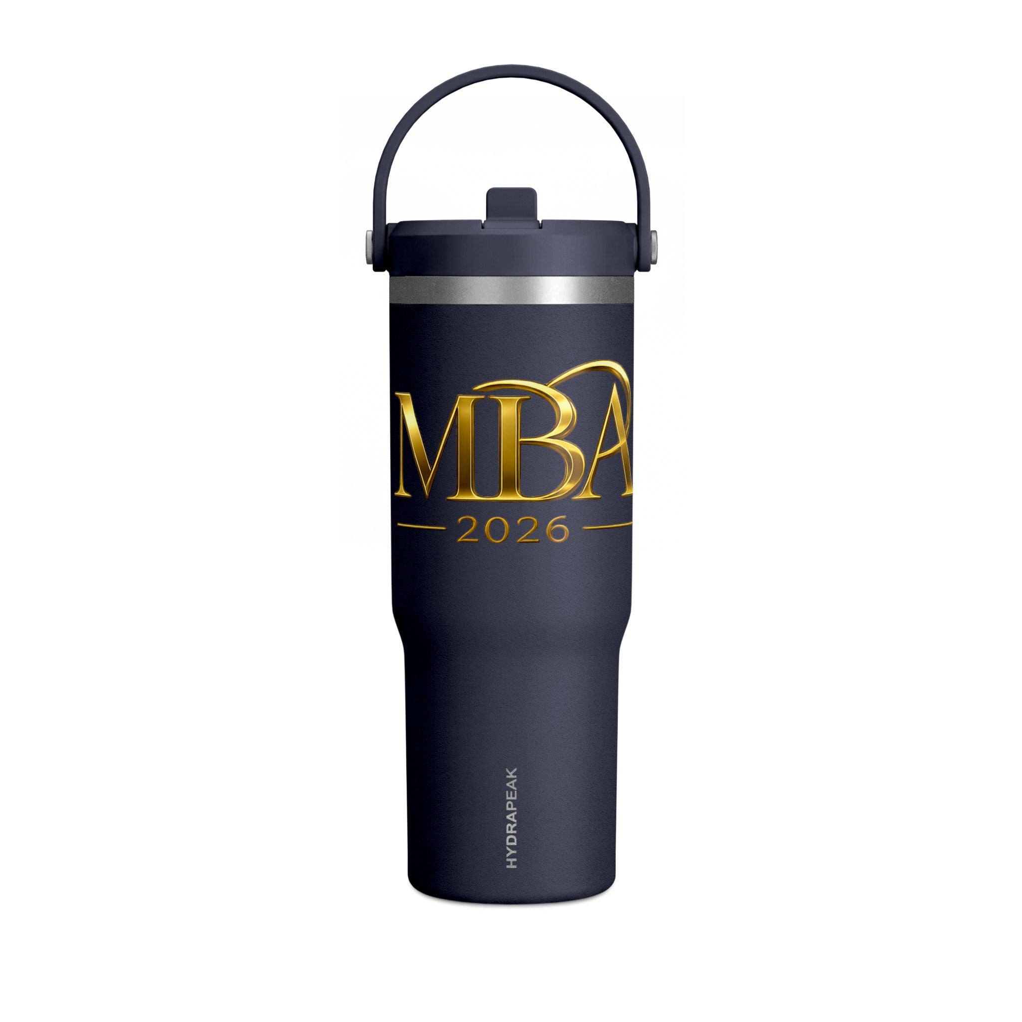 MBA 2026 Gold Logo 32oz Travel Tumbler