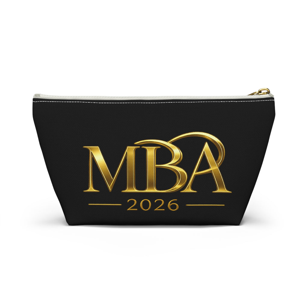 MBA 2026 Gold Logo Accessory Pouch