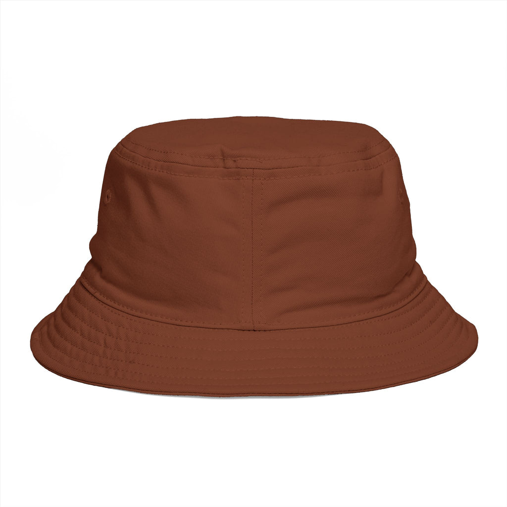 Next Level Creation Agency Brown Bucket Hat — Logo Embroidered Streetwear