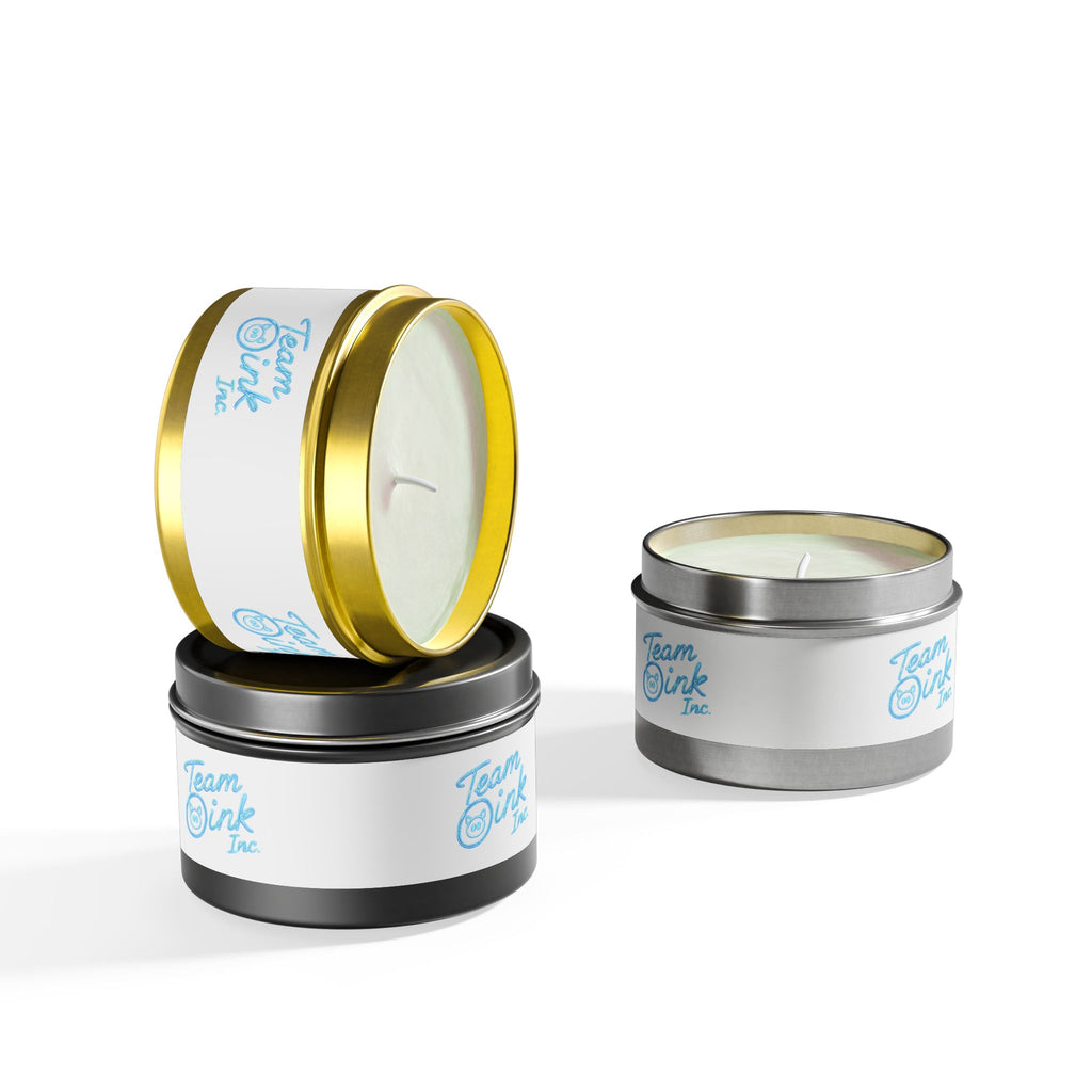 Team Oink Tin Candle — Scented Travel Candle in Portable Tin