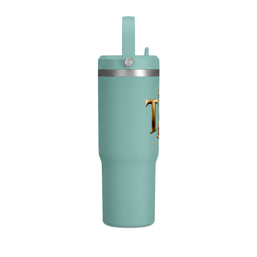 TNF 'The Naji Family' 32oz Nomad Tumbler – Insulated Travel Cup with Gold Crest Design