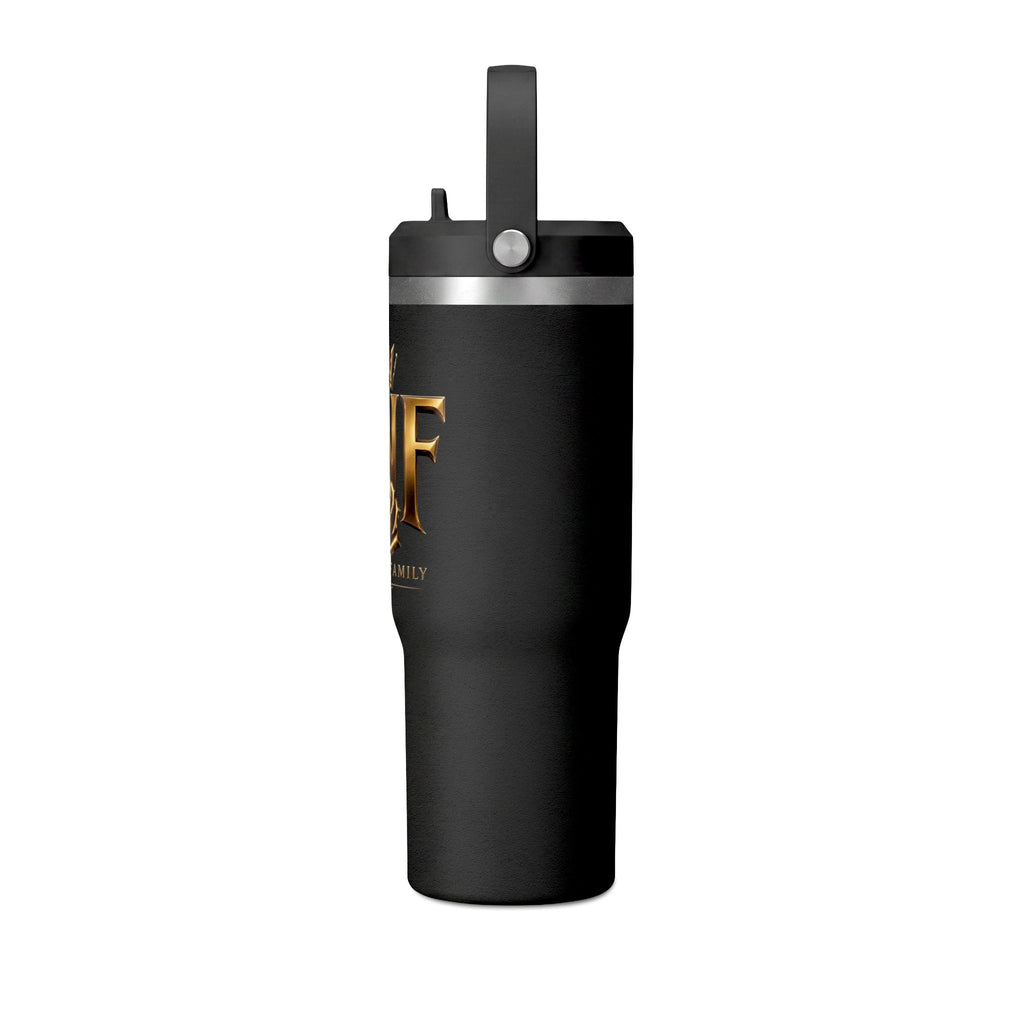TNF 'The Naji Family' 32oz Nomad Tumbler – Insulated Travel Cup with Gold Crest Design