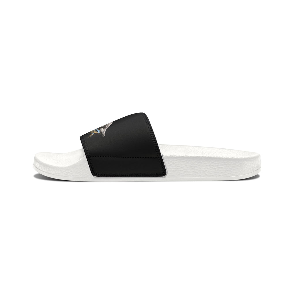 Tiger Graphic Slide Sandals — "Team Tiger" Removable-Strap Men's Slides