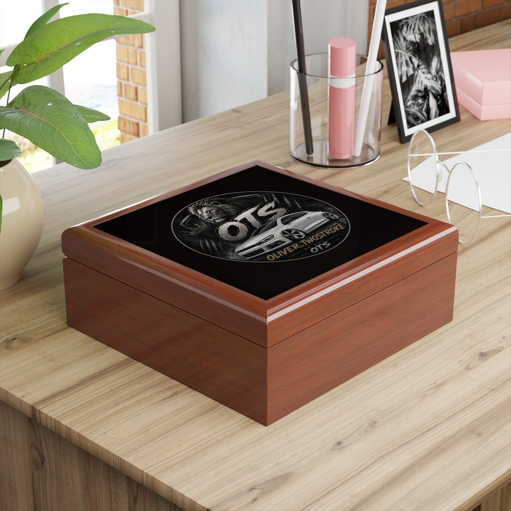 Custom OTS Lion Car Jewelry Box — Personalized Oliver Twostroke Keepsake