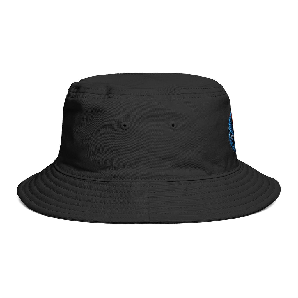 Next Level Creation Agency Brown Bucket Hat — Logo Embroidered Streetwear