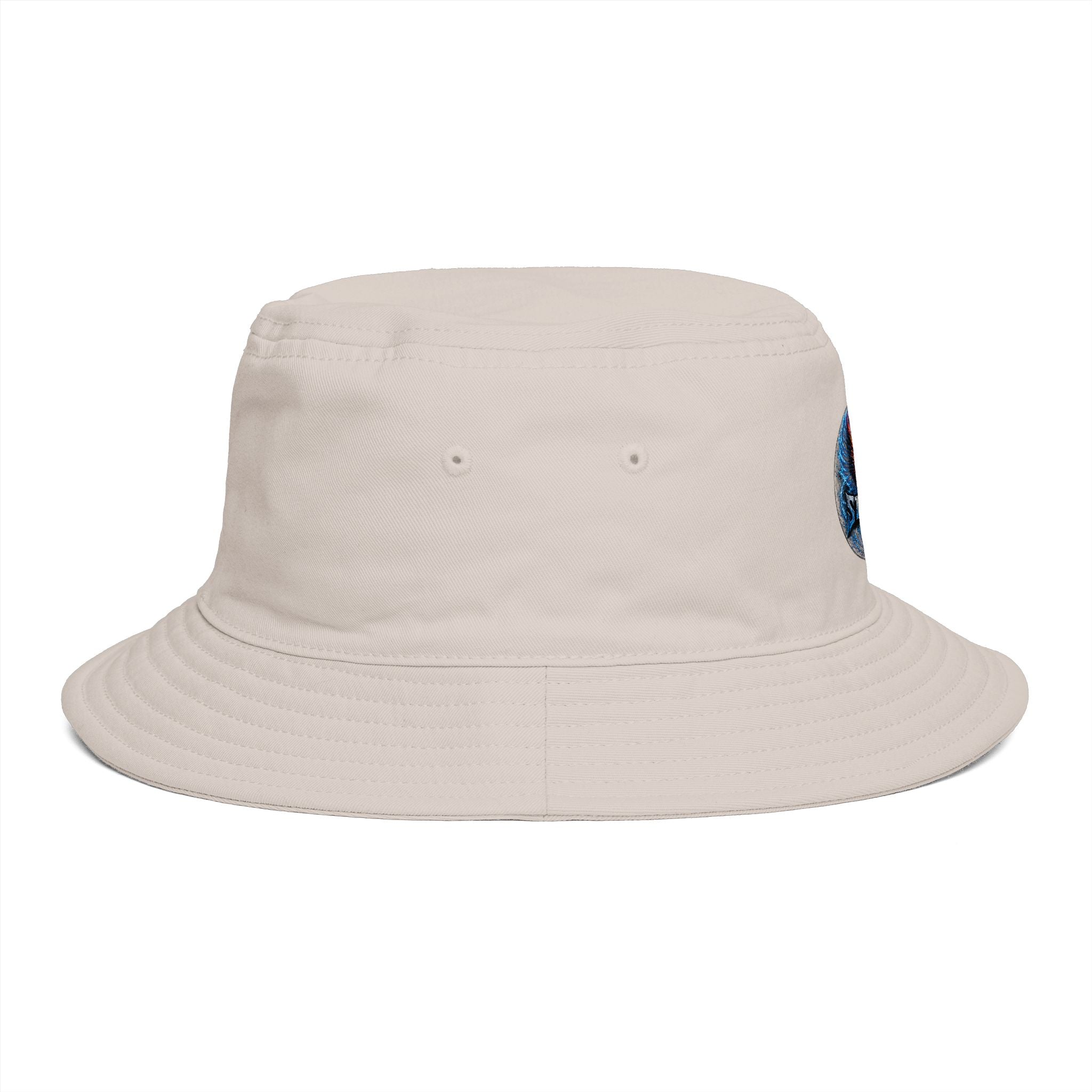 Next Level Creation Agency Brown Bucket Hat — Logo Embroidered Streetwear