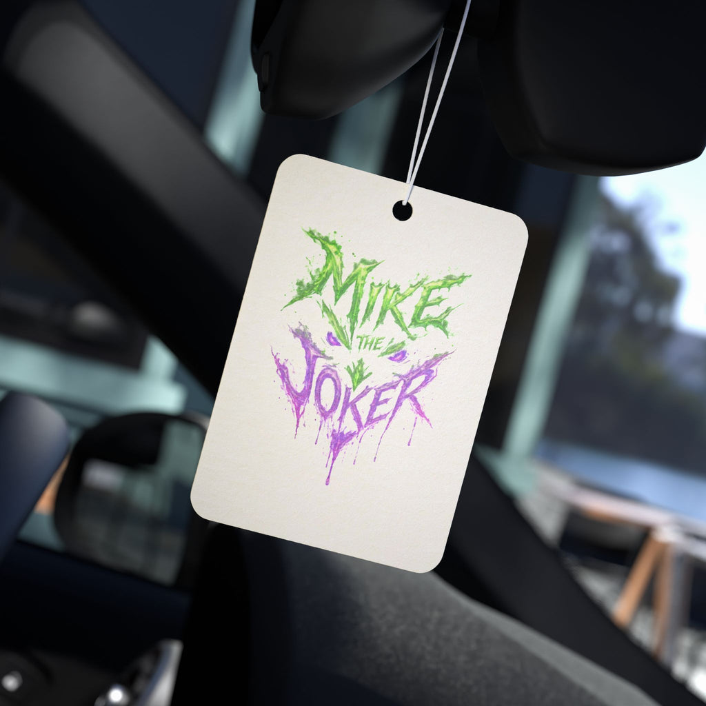 Car Air Freshener — "Mike the Joker" Graffiti Scent Tag