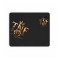 TNF Gold Crest Desk Mat — Large Gaming & Office Mousepad (The Naif Family)