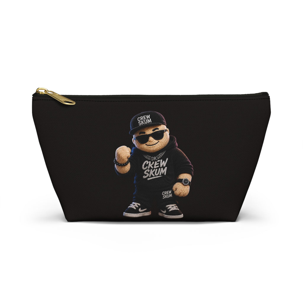 Crew Skum Cartoon Character Accessory Pouch — T‑Bottom Cosmetic Bag