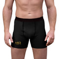 MBA 2026 Men's Boxer Briefs — Gold Logo AOP Performance Underwear