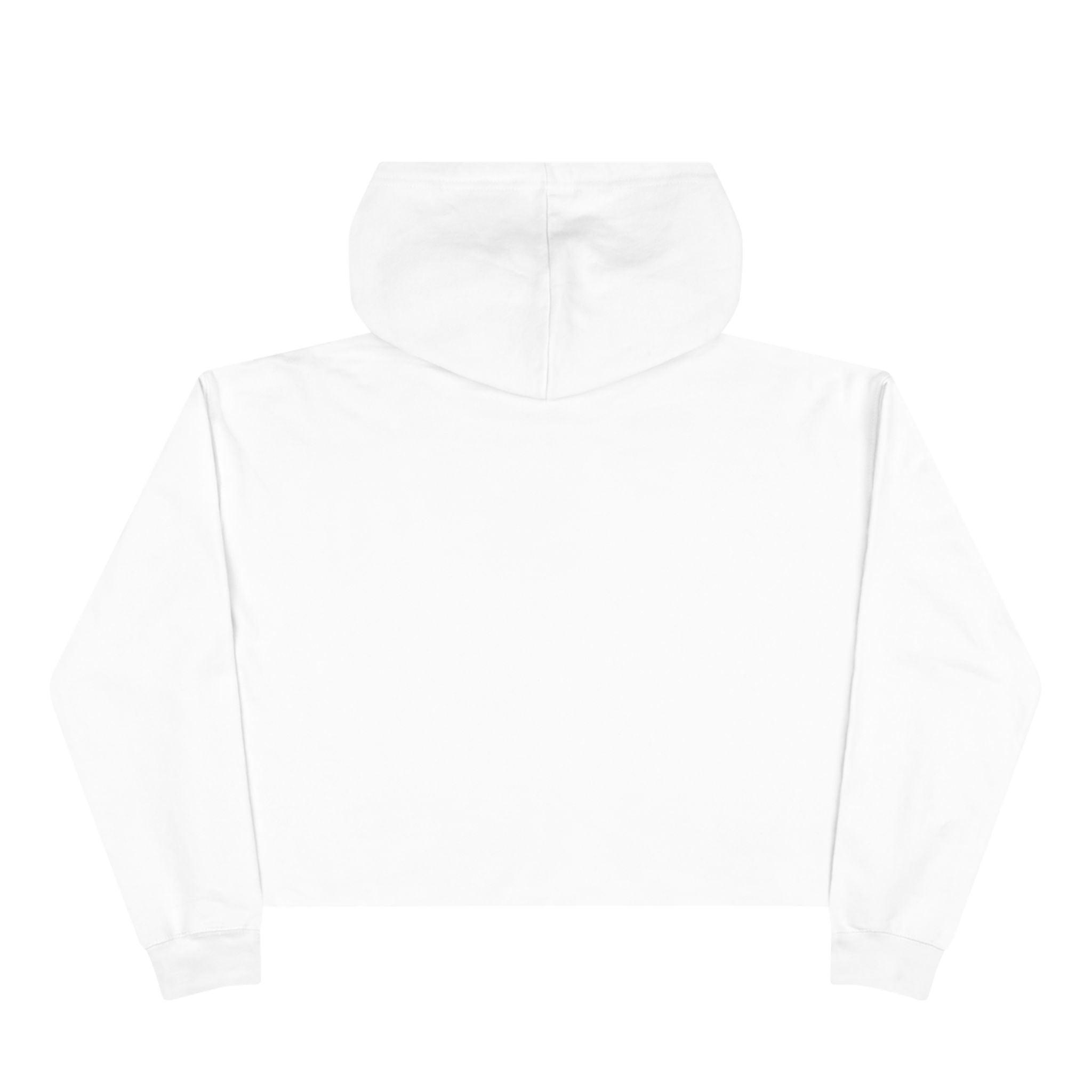 Tonemor Heart Badge Crop Hoodie — Retro Valentine Graphic Crop Hoodie