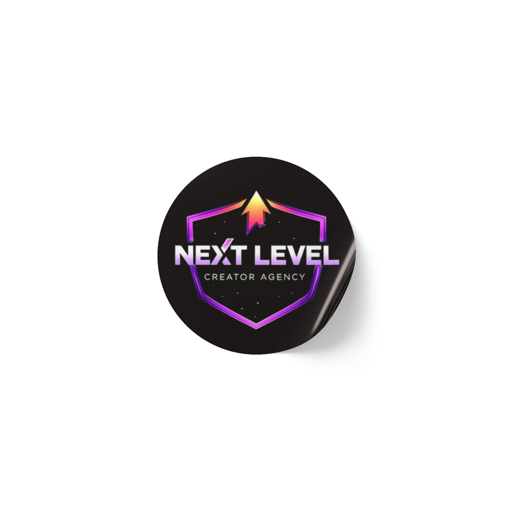 Next Level Round Sticker Labels – Branded Logo Sticker Rolls for Packaging & Promotions