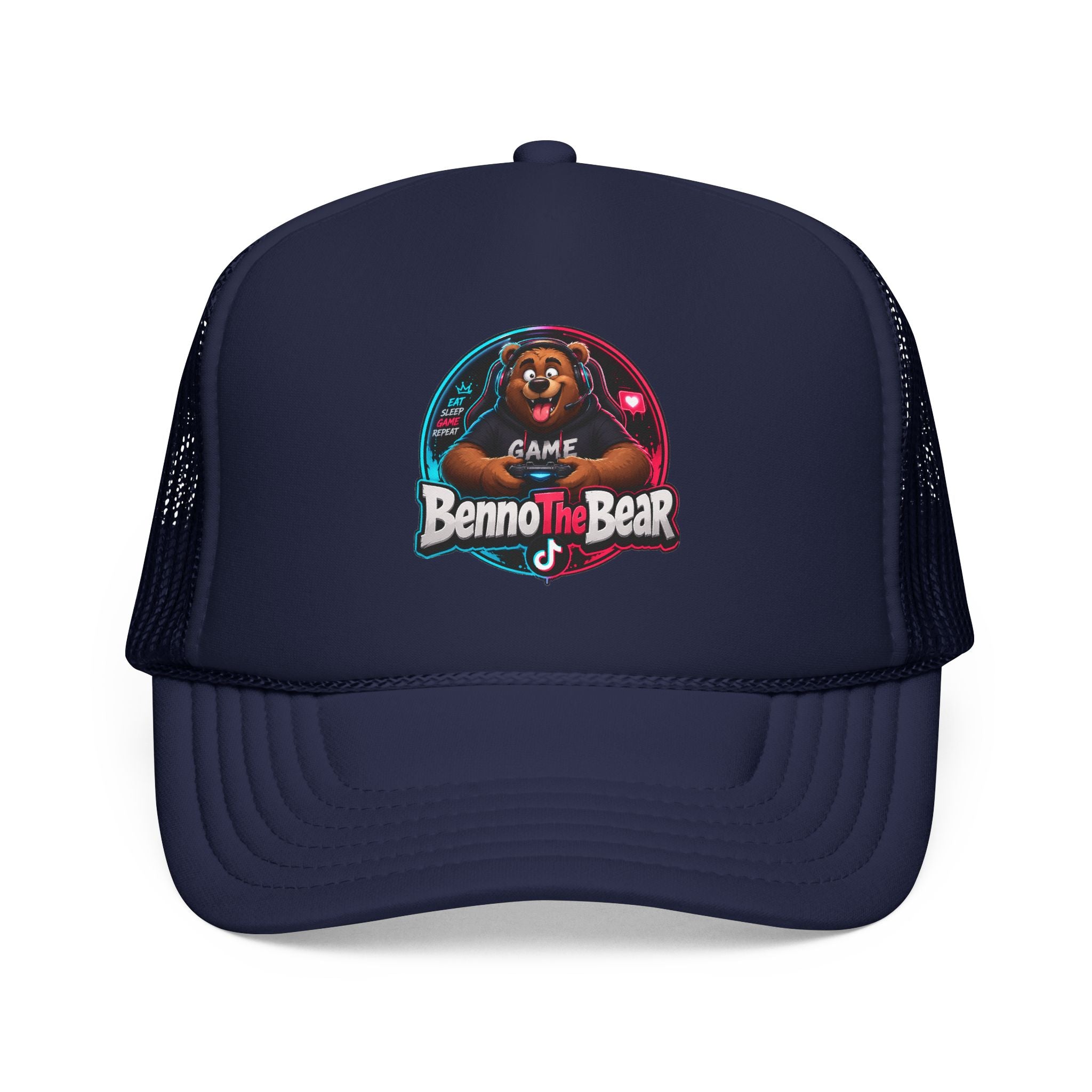 Trucker Hat — 'Benno the Bear' Gaming Logo Foam Cap