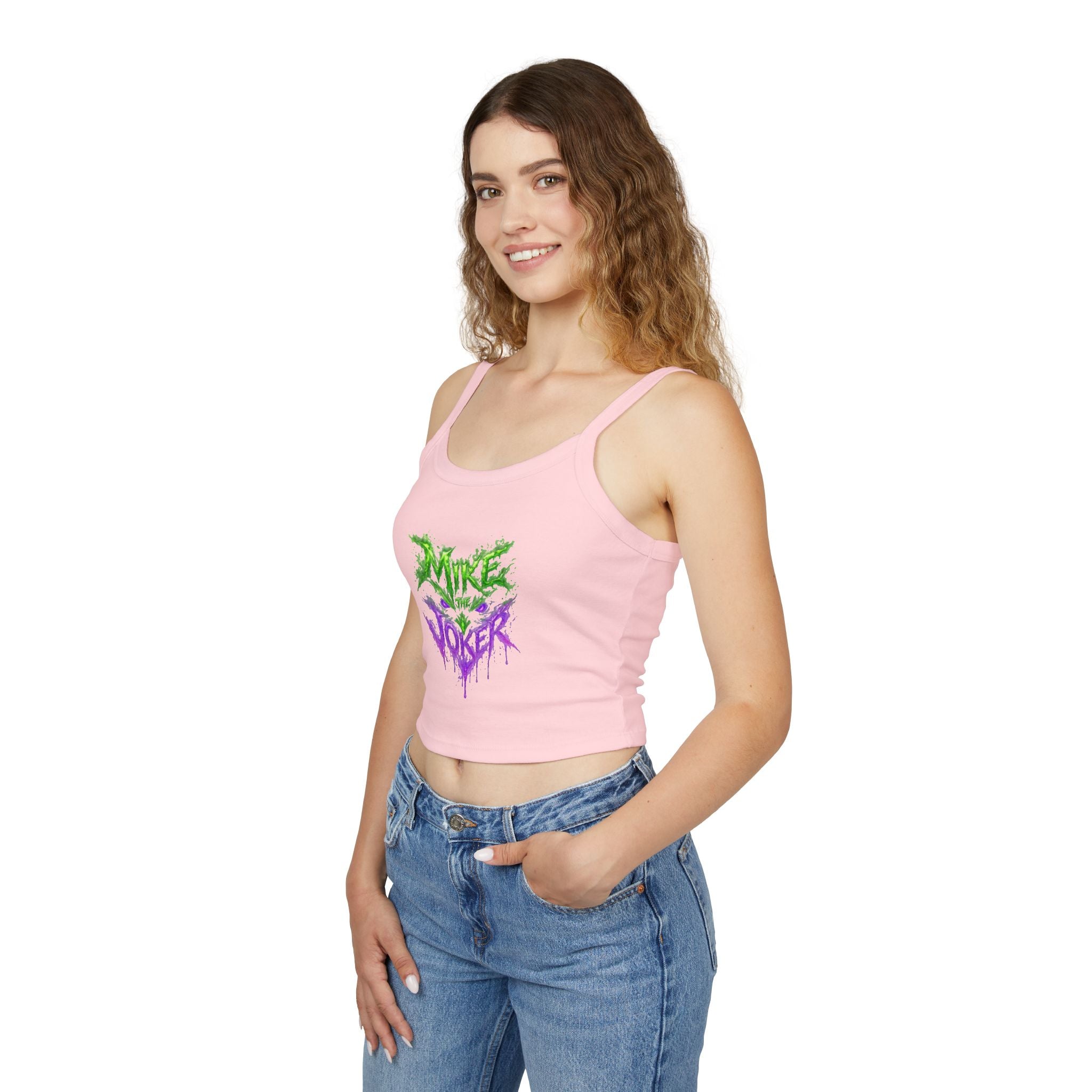 Tank Top — 'Pure Joker' Graffiti Drip Crop Tank