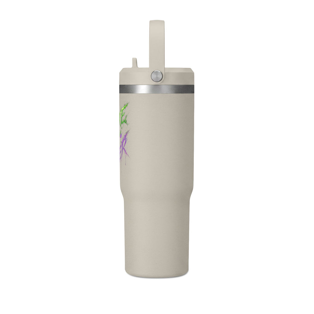 Tumbler — "Mike the Joker" Neon Graffiti 32oz Insulated Travel Mug